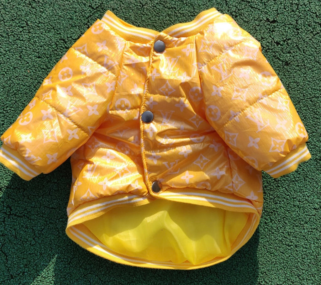 LV bomber yellow – The Frenchie Shop
