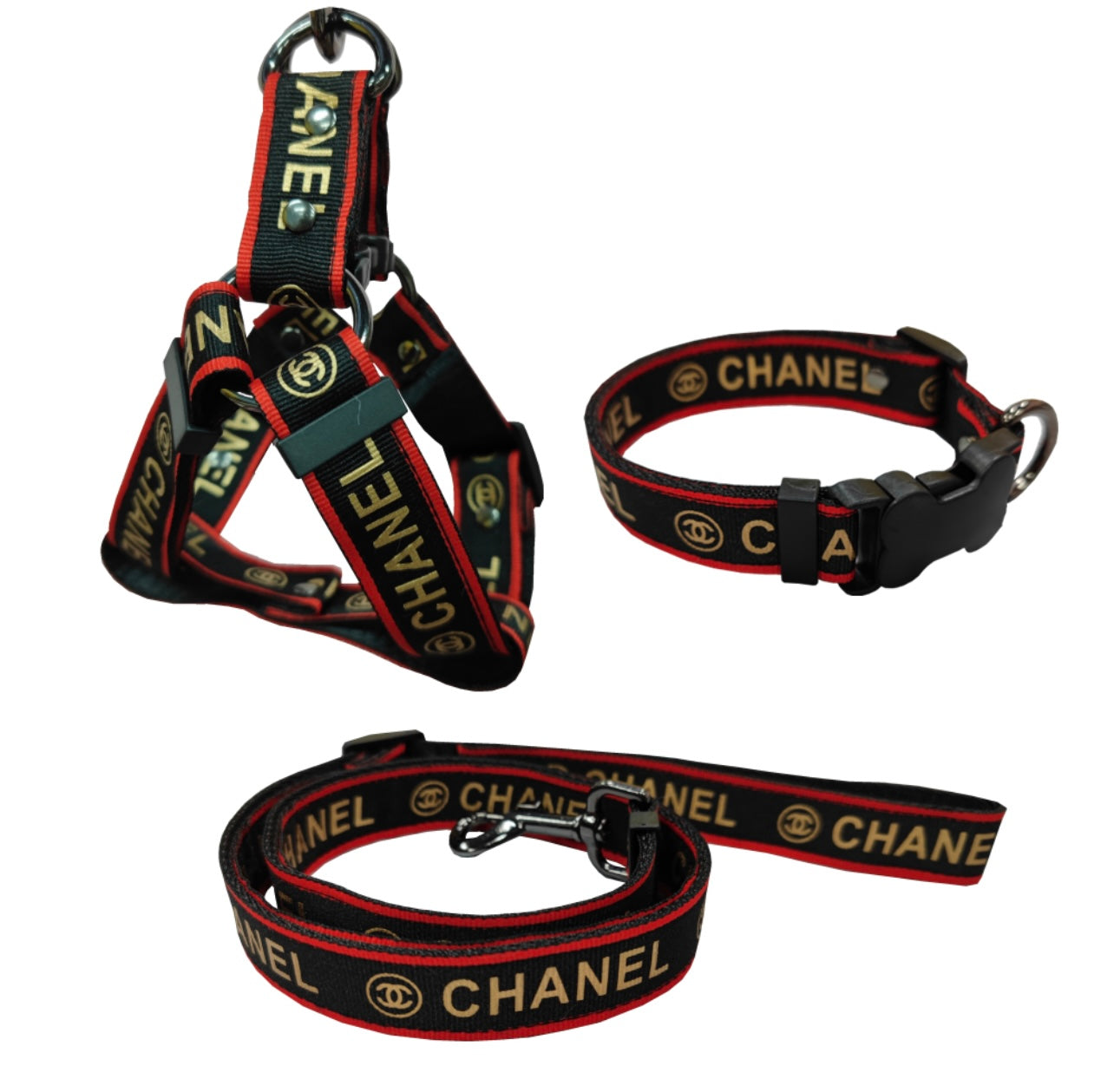 CC haness/collar/leash set