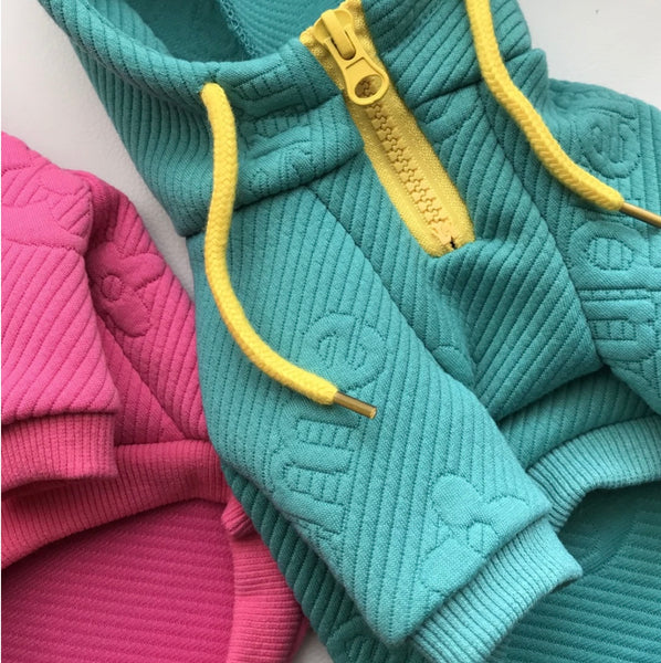 LV X Supreme hoodie - Aqua