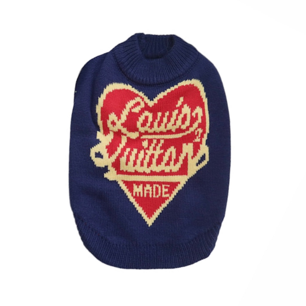 LV sweater - Blue – The Frenchie Shop